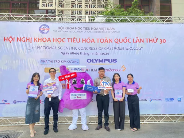 Trí Khang Pharma đồng hành cùng Hội nghị Khoa học Tiêu hóa Toàn quốc lần thứ 30