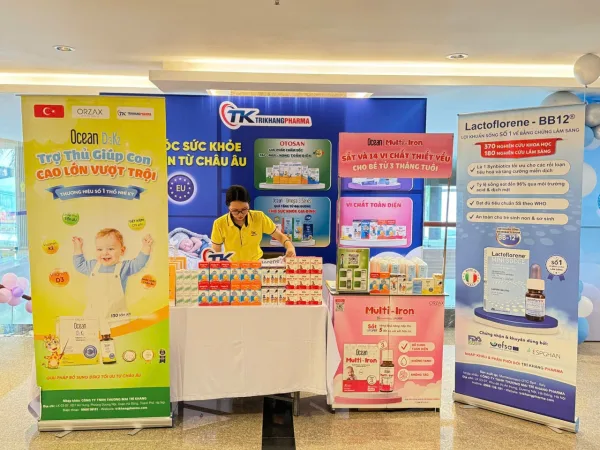 Trí Khang Pharma đồng hành cùng Nana Baby tổ chức thành công Festival Mẹ bầu và Em bé 2024 tại Bình Định Trí Khang Pharma đồng hành cùng Nana Baby tổ chức thành công Festival Mẹ bầu và Em bé 2024 tại Bình Định