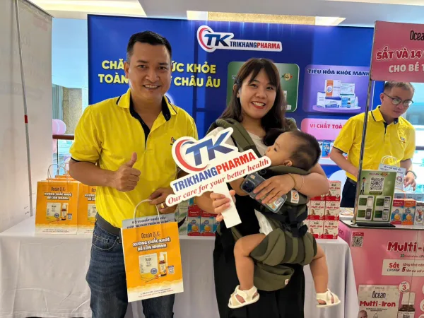 Trí Khang Pharma đồng hành cùng Nana Baby tổ chức thành công Festival Mẹ bầu và Em bé 2024 tại Bình Định Trí Khang Pharma đồng hành cùng Nana Baby tổ chức thành công Festival Mẹ bầu và Em bé 2024 tại Bình Định