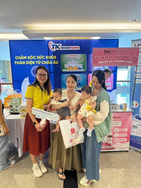 Trí Khang Pharma đồng hành cùng Nana Baby tổ chức thành công Festival Mẹ bầu và Em bé 2024 tại Bình Định Trí Khang Pharma đồng hành cùng Nana Baby tổ chức thành công Festival Mẹ bầu và Em bé 2024 tại Bình Định